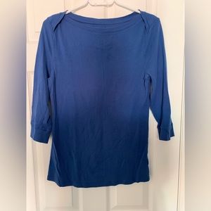 Old Navy Blue Boatneck Top